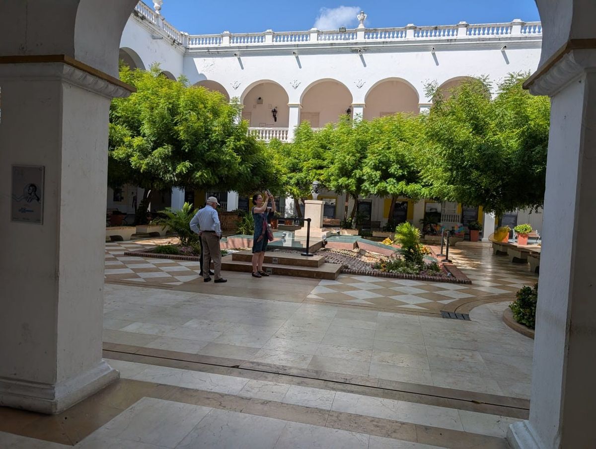 The inner courtyard of Claustro de la Merced, Cartagena